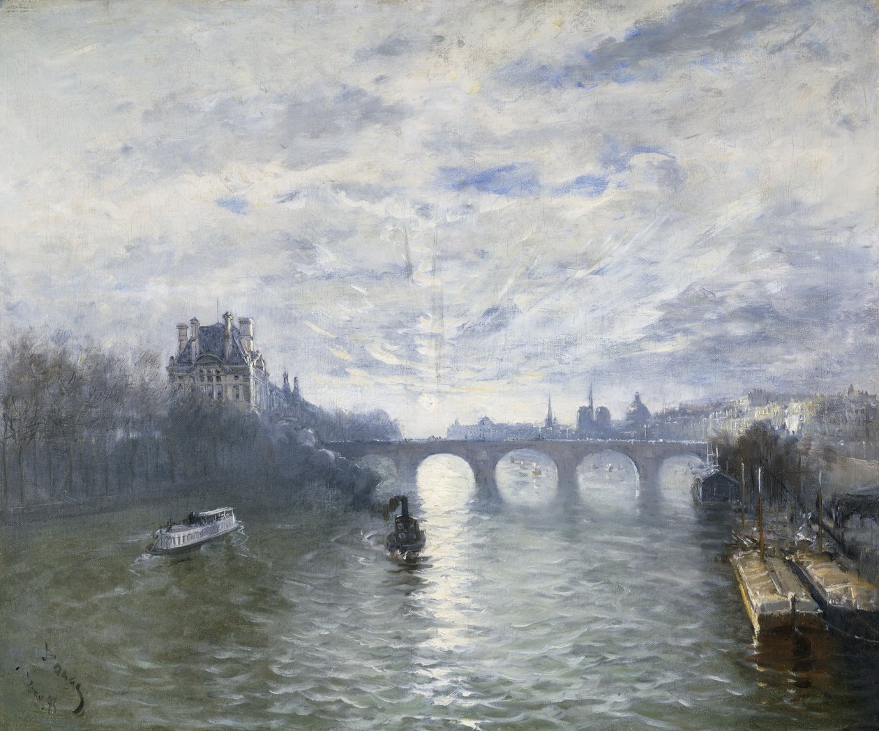 Paris Royale på Seinen, 1895 af Frank Myers Boggs