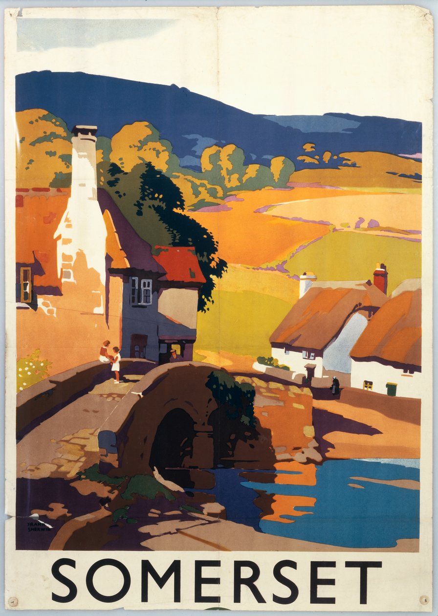 "Somerset", GWR-plakat, ca. 1930