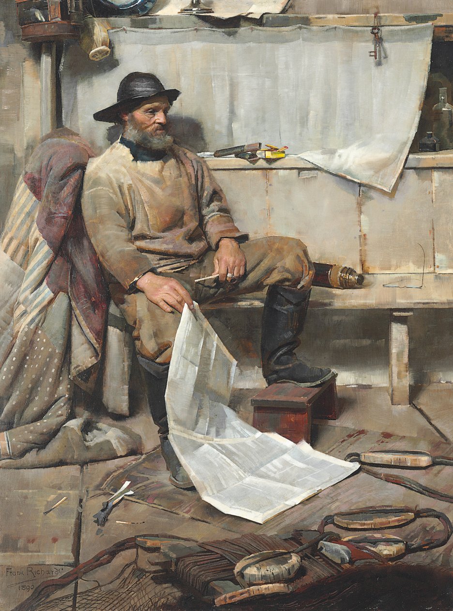 Fiskeren, 1890 af Frank Richards