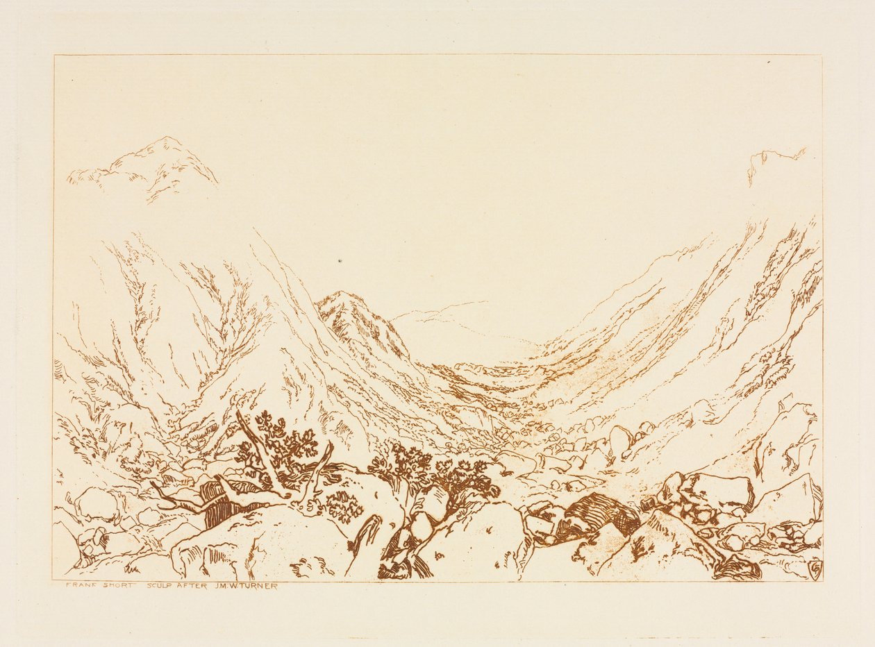 Ben Arthur, Skotland, 1884. af Frank Short