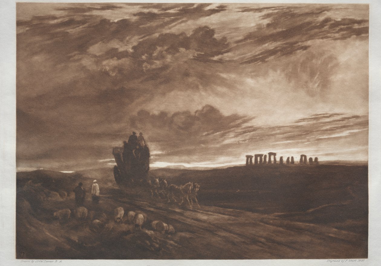 Stonehenge ved Daybreak af Frank Short