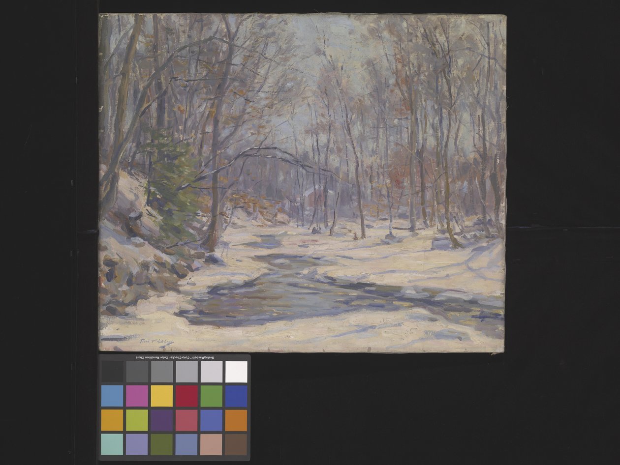 A Winter Morning (olie på lærred) af Frank Townsend Hutchens
