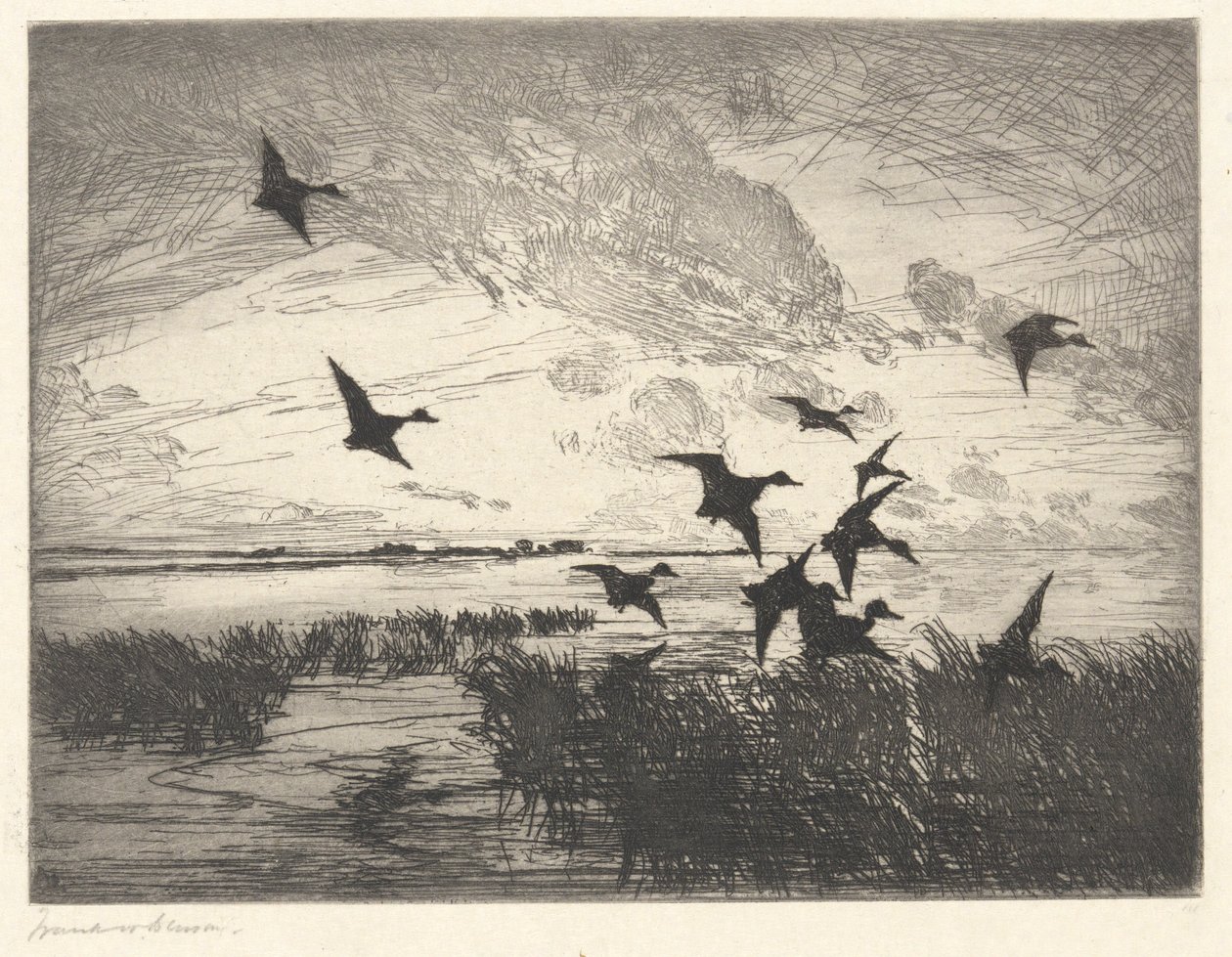 Efter solnedgang af Frank Weston Benson