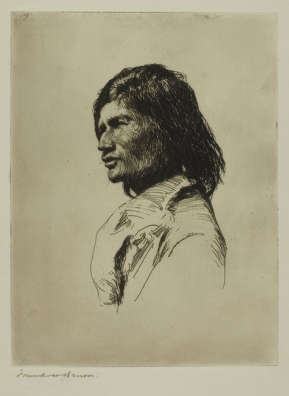 Nascaupée indianere af Frank Weston Benson
