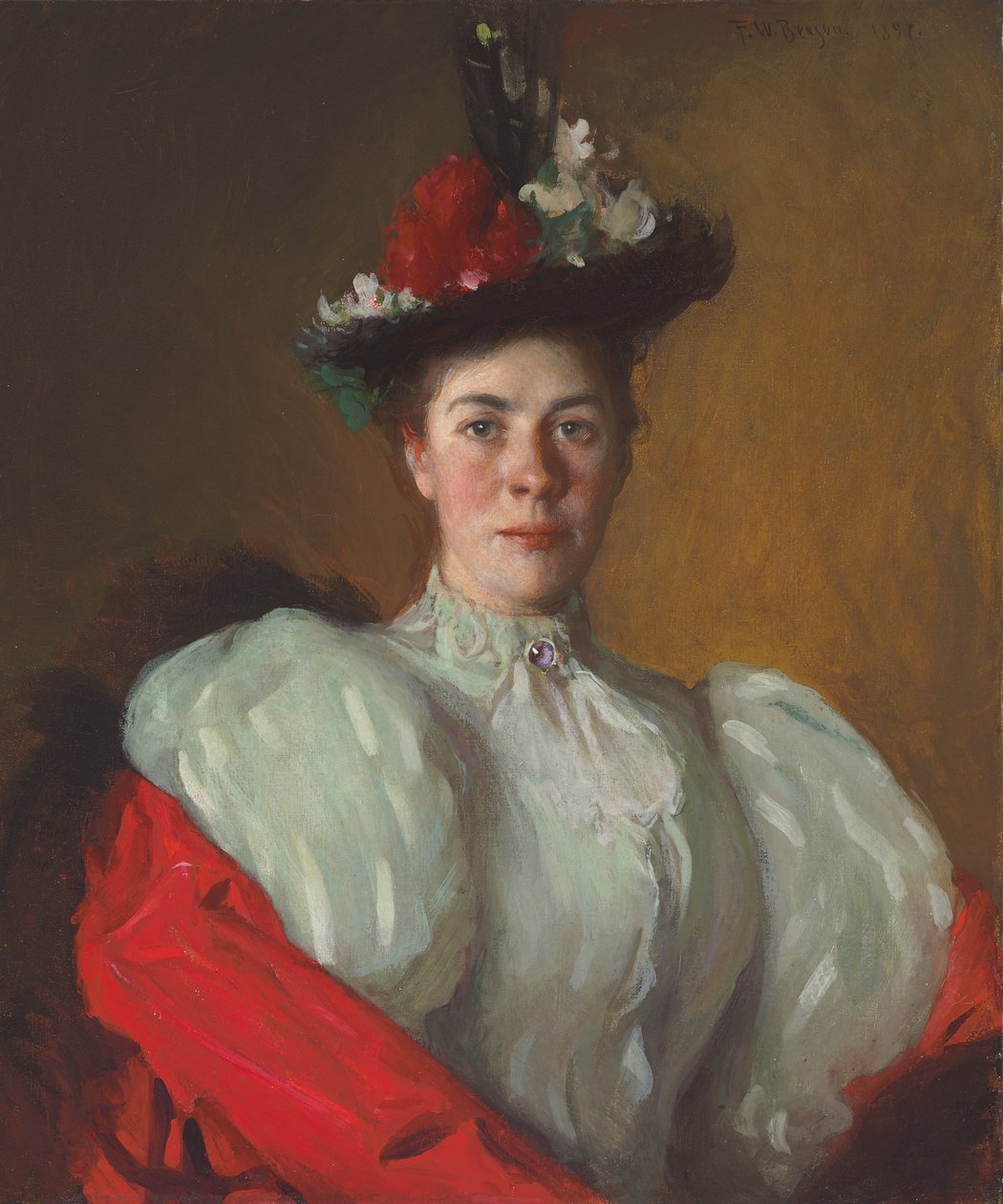Portræt af Katherine Cavenaugh af Frank Weston Benson