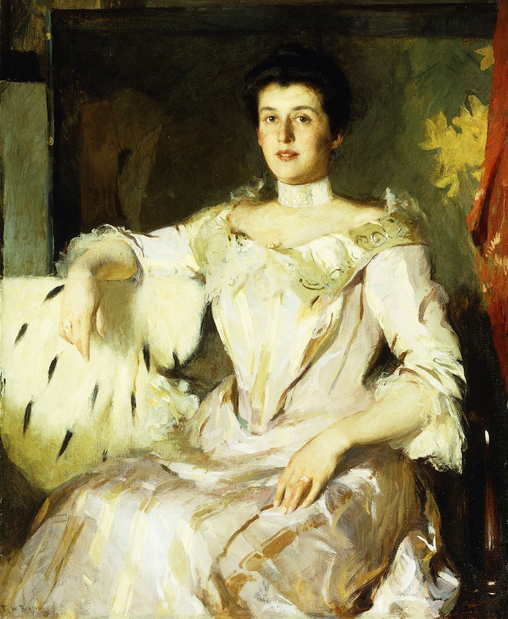 Portræt af en Dame af Frank Weston Benson