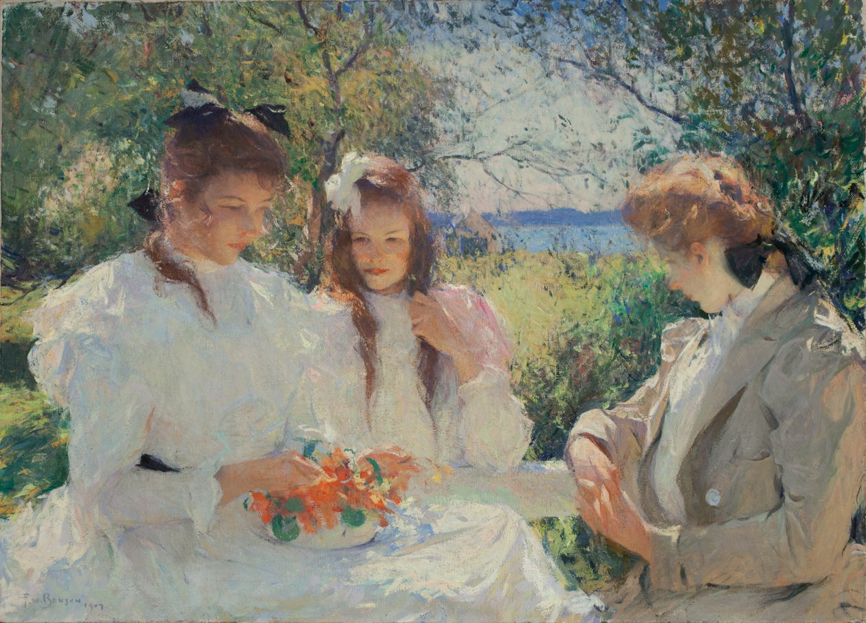 Portræt af mine døtre af Frank Weston Benson