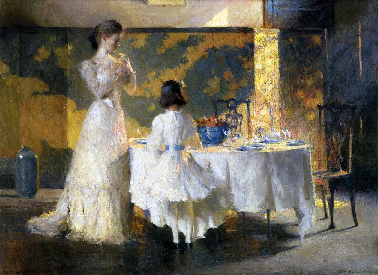 Kunstnerens Døtre af Frank Weston Benson