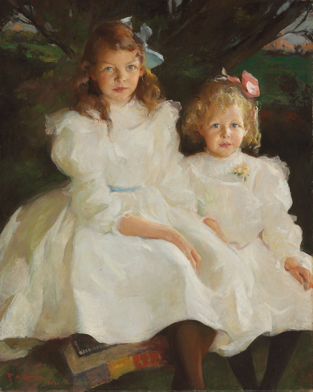To små piger af Frank Weston Benson
