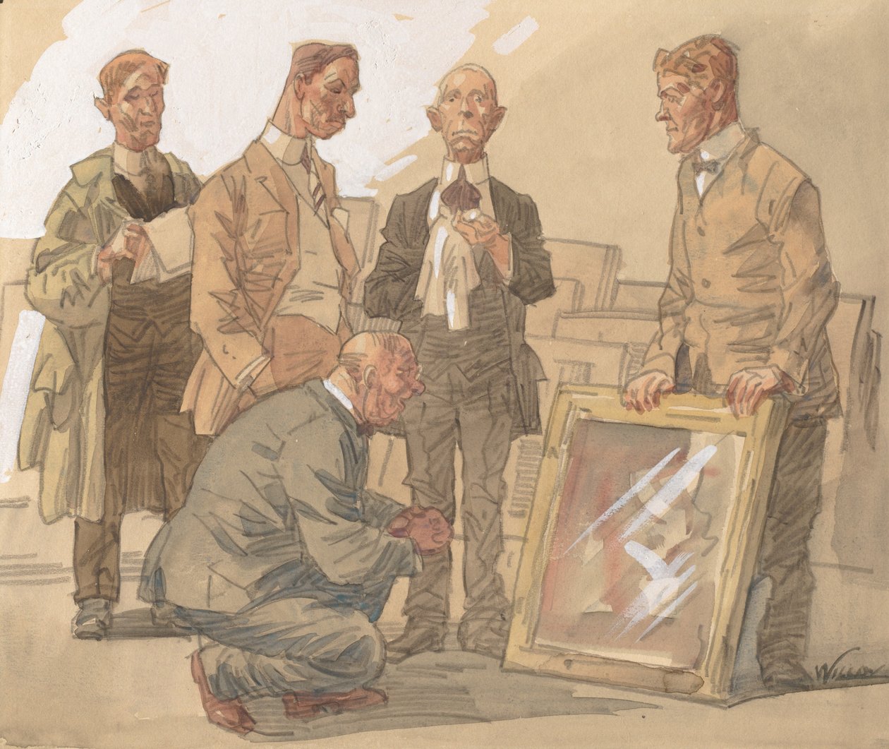 Historien om et billede nr. 1: Før juryen af Frank Wilcox