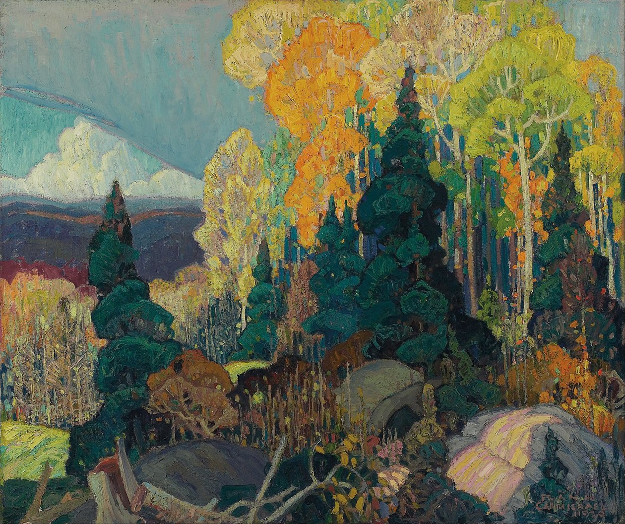 Efterår Hillside af Franklin Carmichael