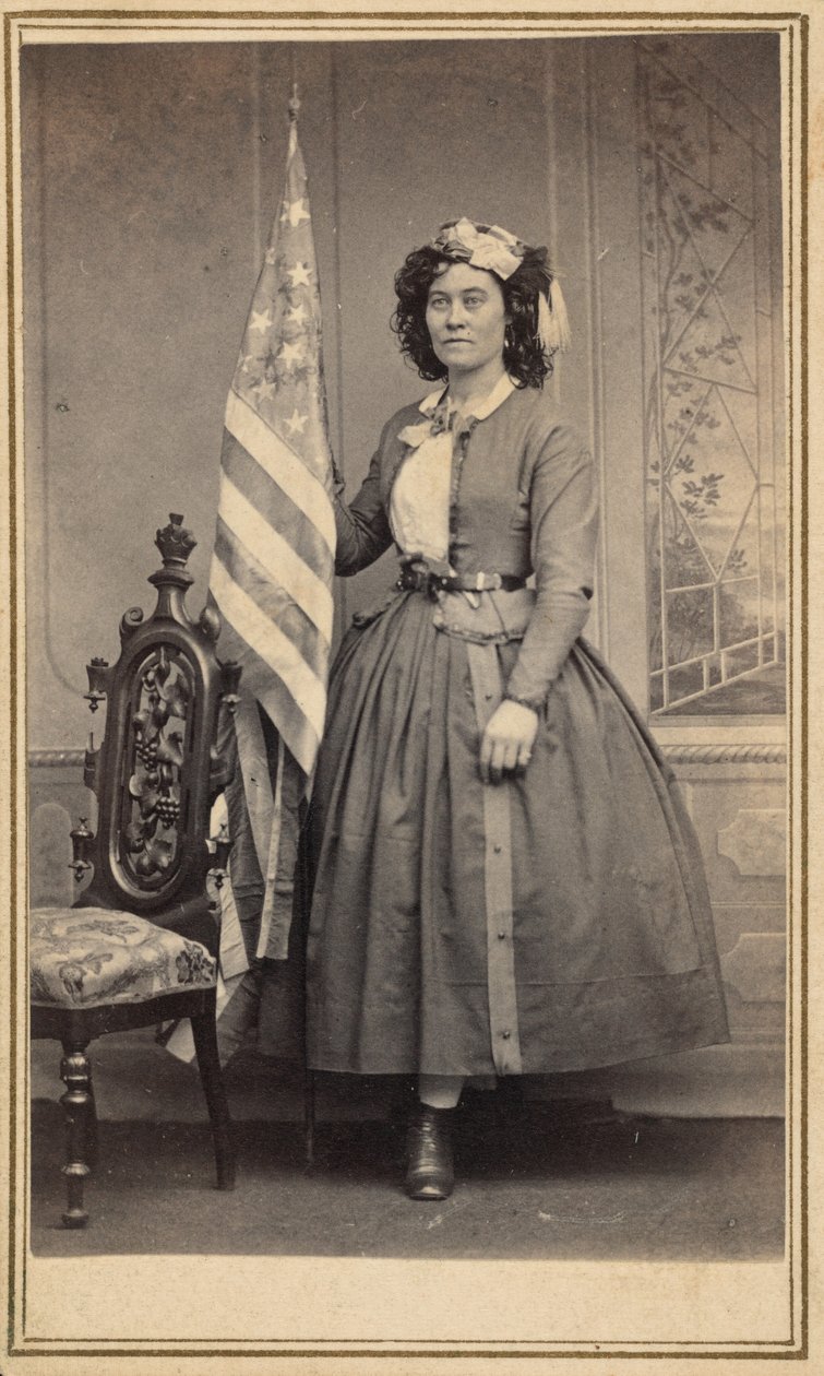 Emma Marsh, ca. 1861 (foto) af Franklin Benjamin Gage