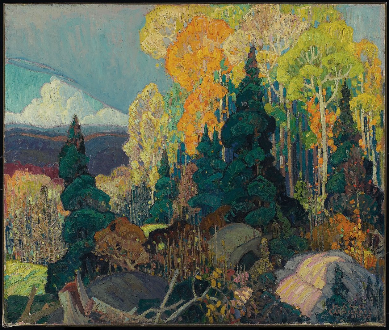 Efterårsbakke af Franklin Carmichael