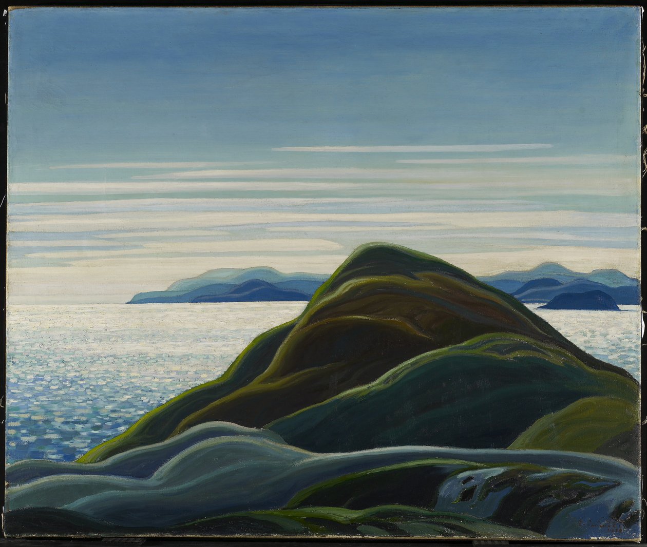 North Shore, Lake Superior, 1927 af Franklin Carmichael