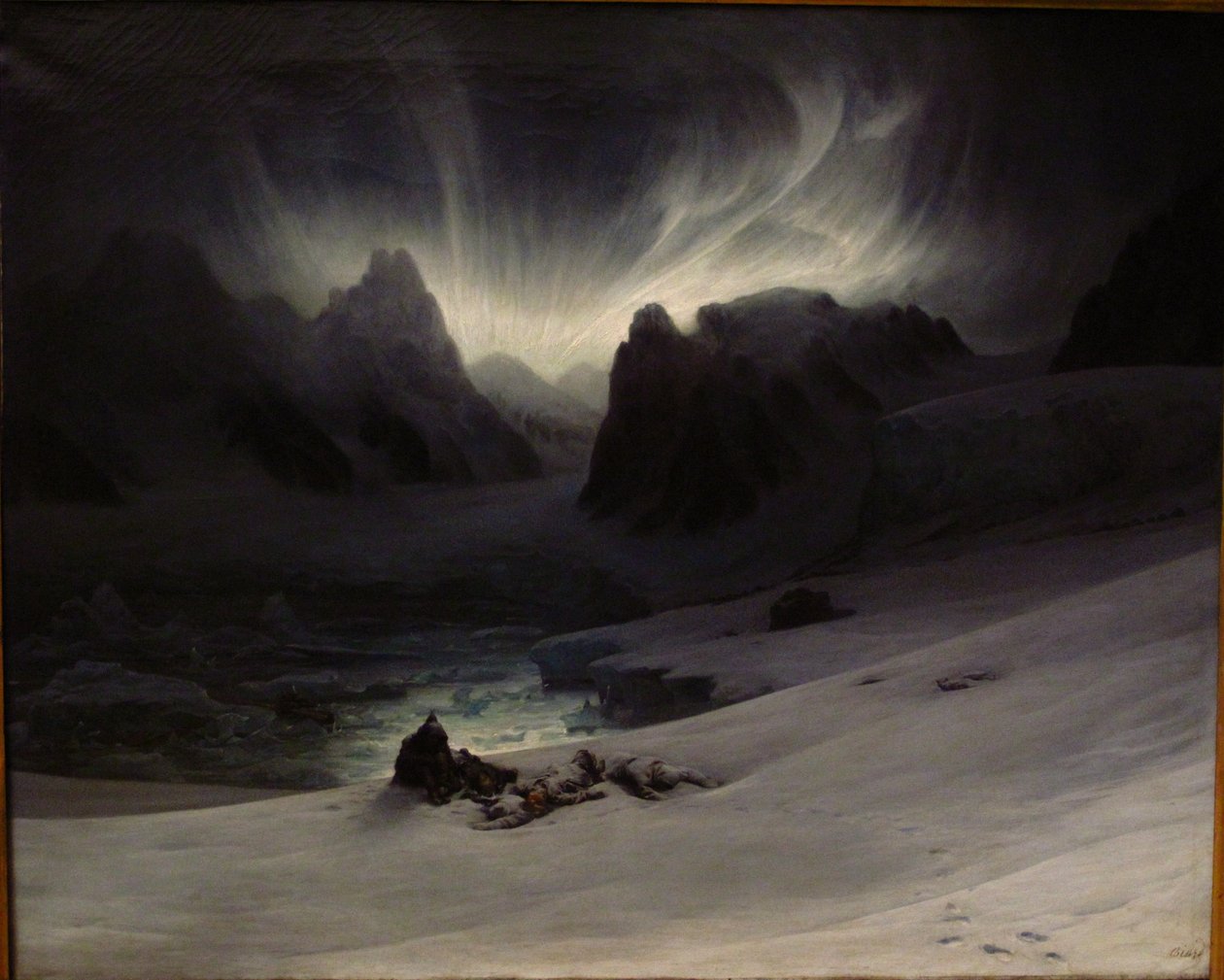 Magdalenefjorden af François Auguste Biard