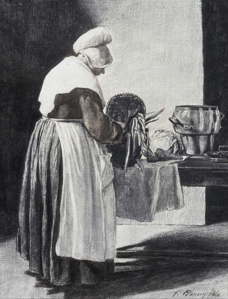 Kokken af François Bonvin