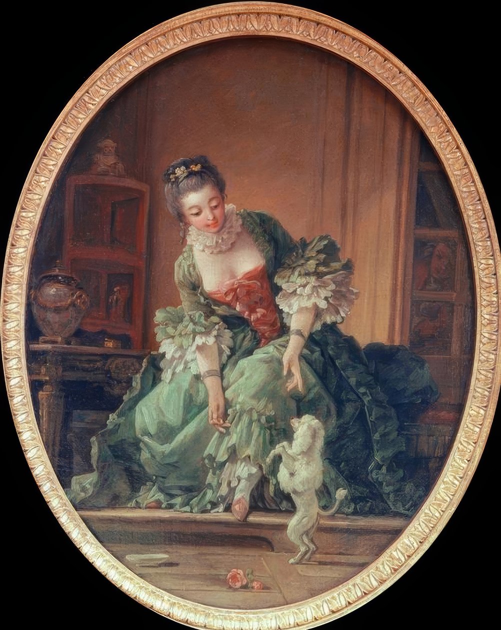 Den føjelige vovse af François Boucher