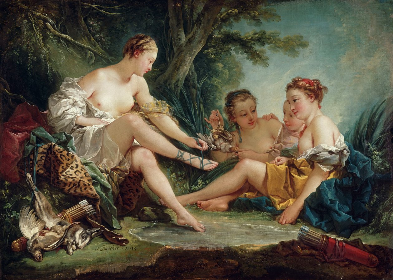 Diana efter jagten af François Boucher