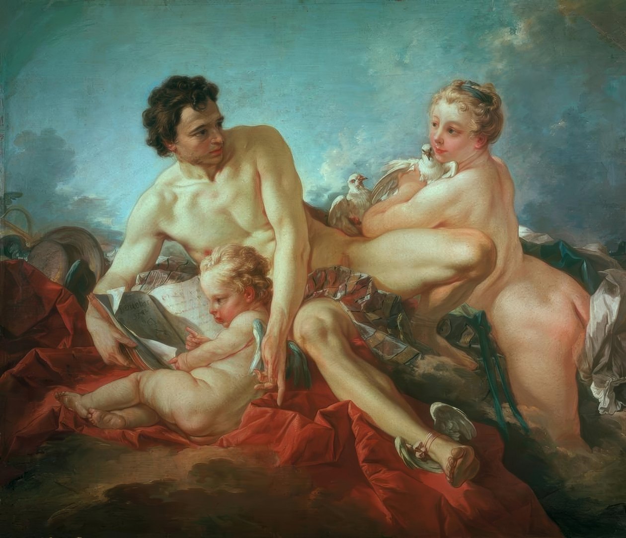 Amors uddannelse af François Boucher