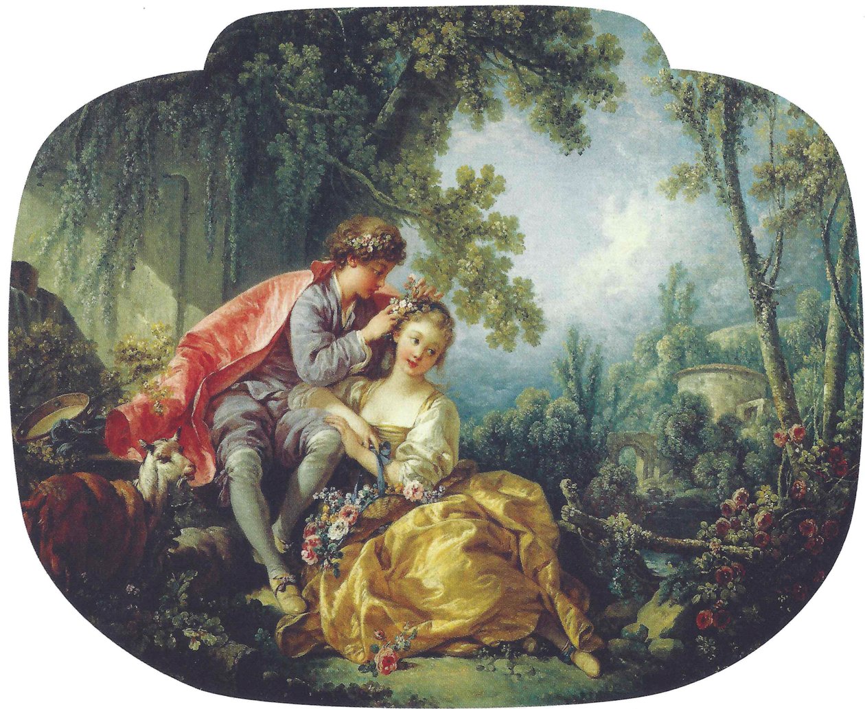 De fire sæsoner: forår af François Boucher