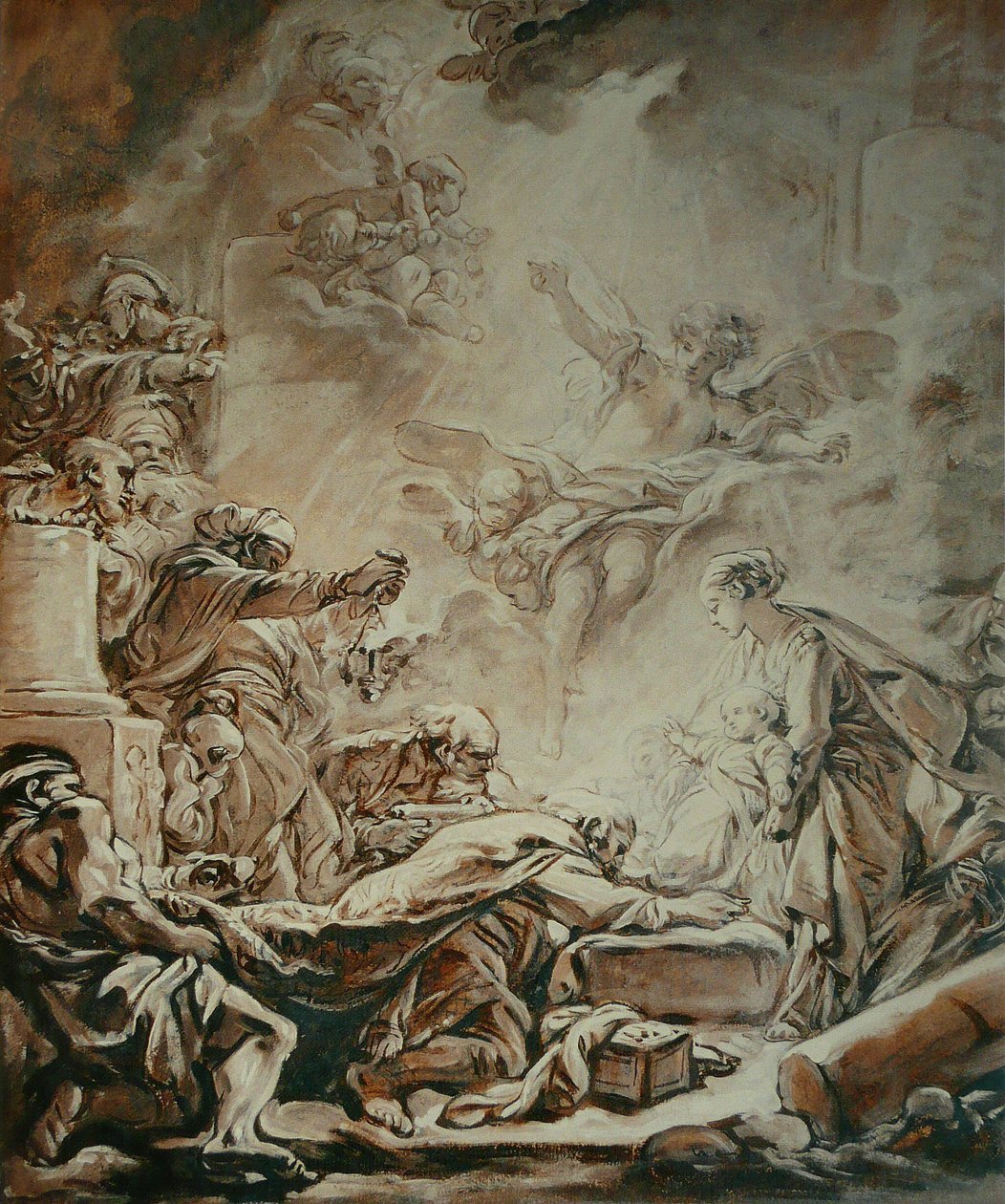 Tilbedelsen af ​​magi af François Boucher