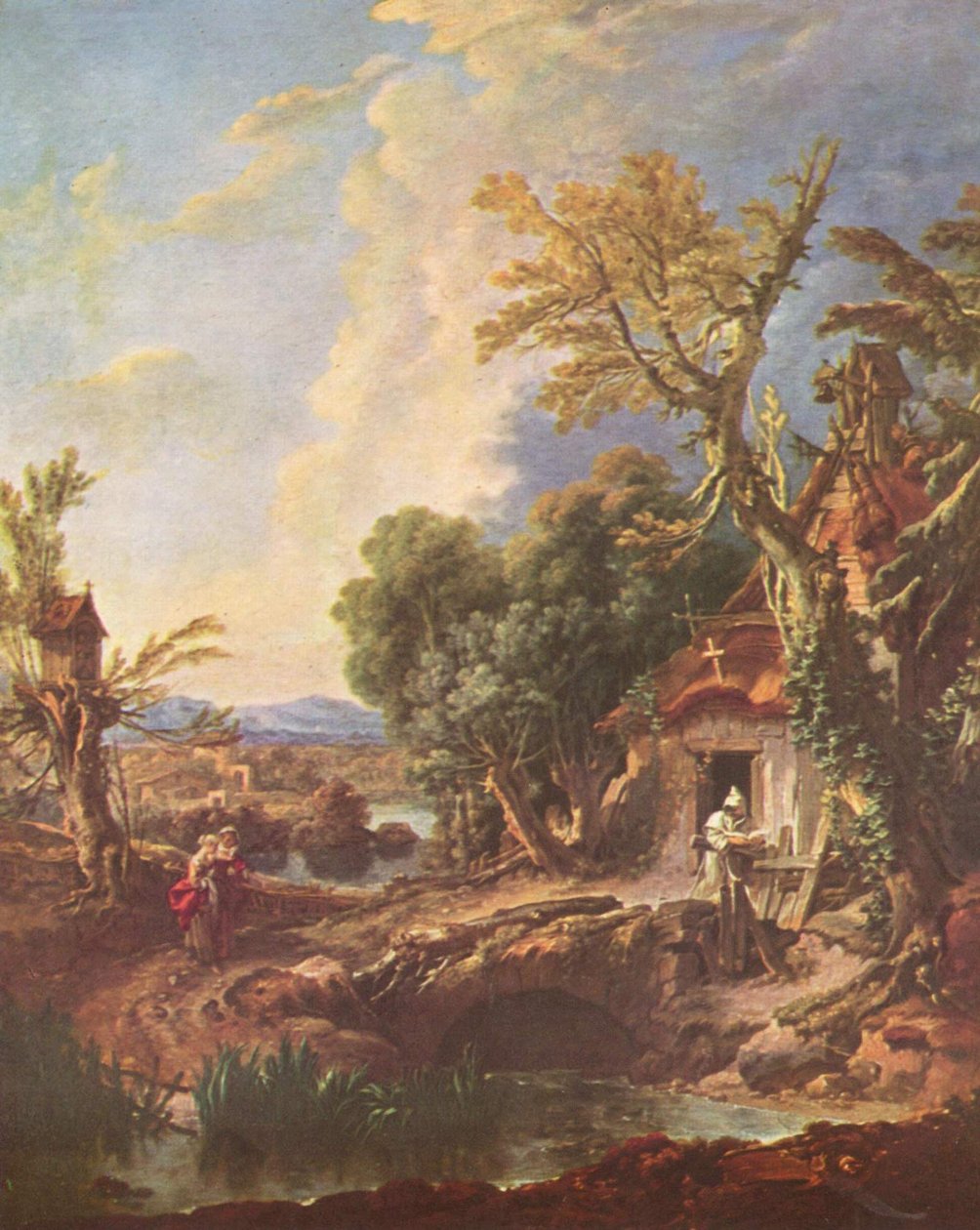 Landskab med broderen Lucas af François Boucher