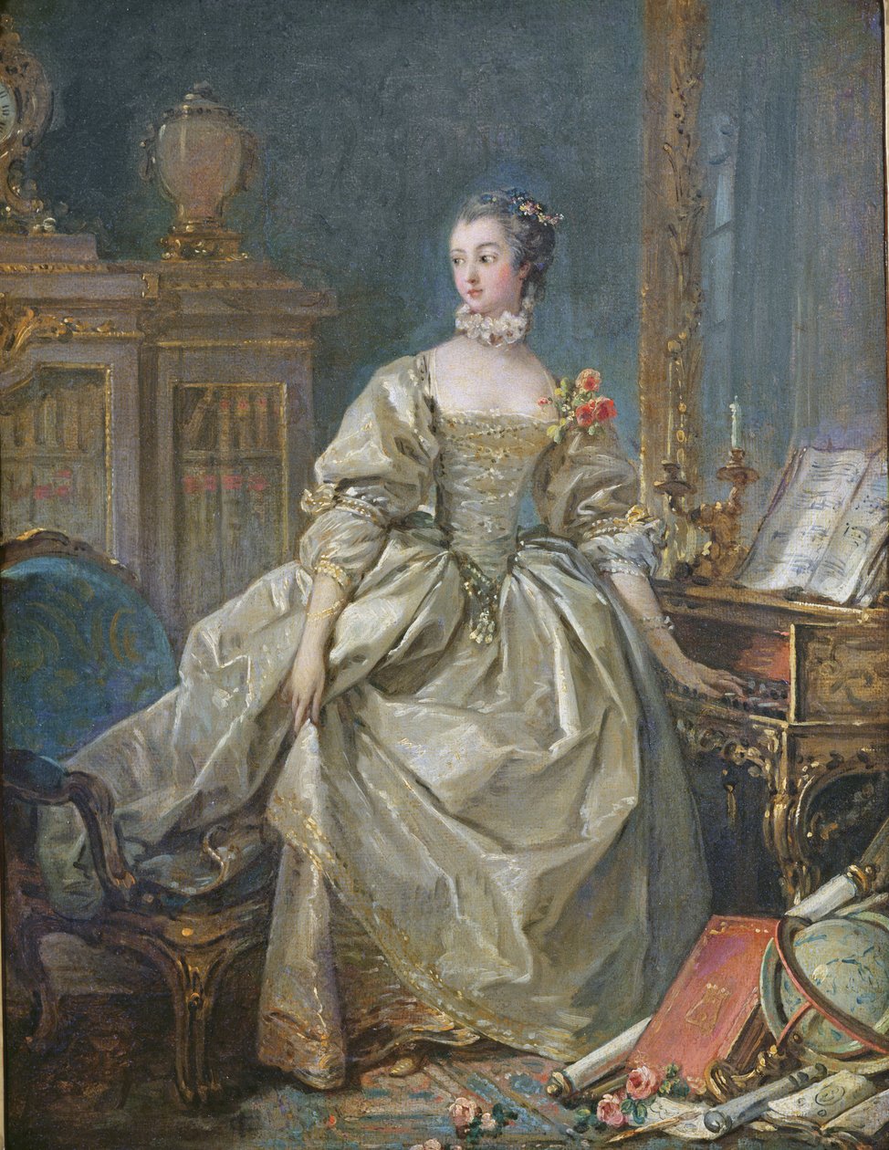Madame de Pompadour (1721-64) af François Boucher