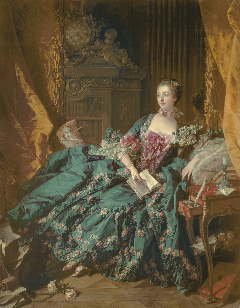Madame de Pompadour, 1756 af François Boucher