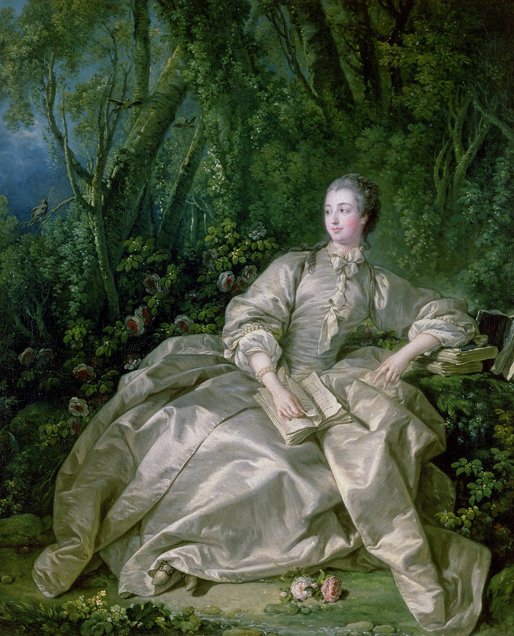 Madame de Pompadour, 1758 af François Boucher