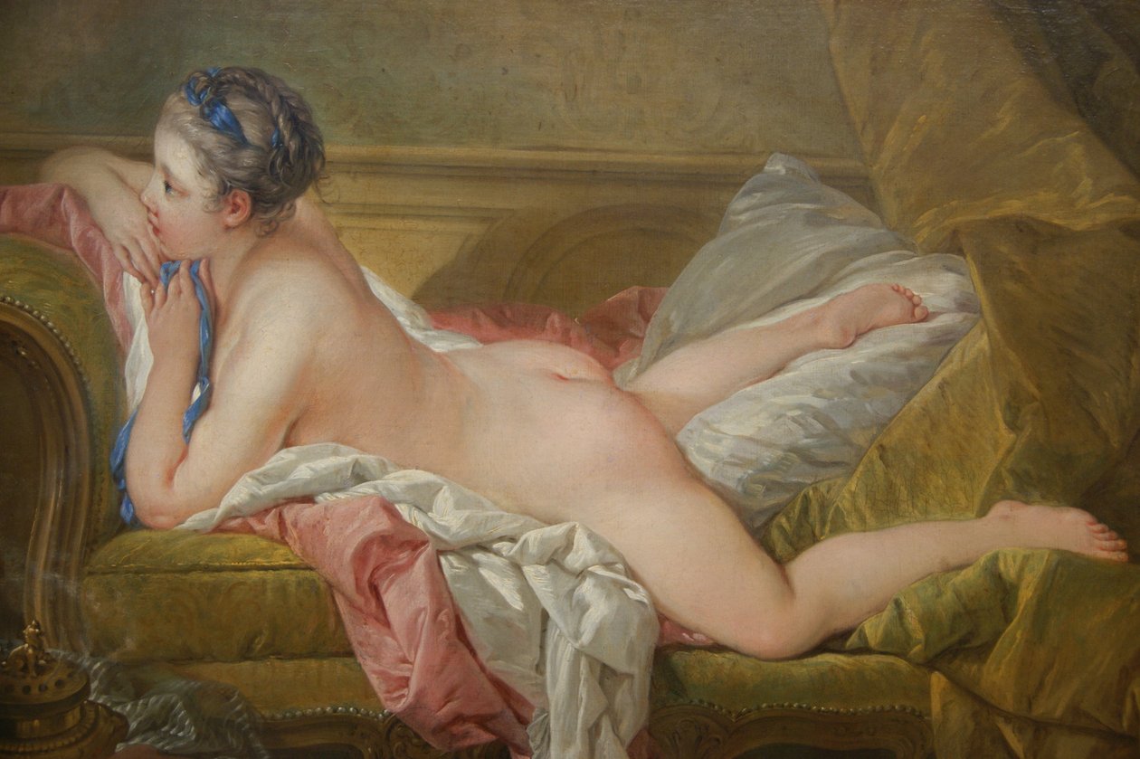 Hvilende pige af François Boucher