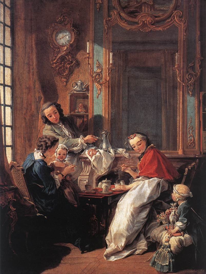 Eftermiddagsmåltidet af François Boucher