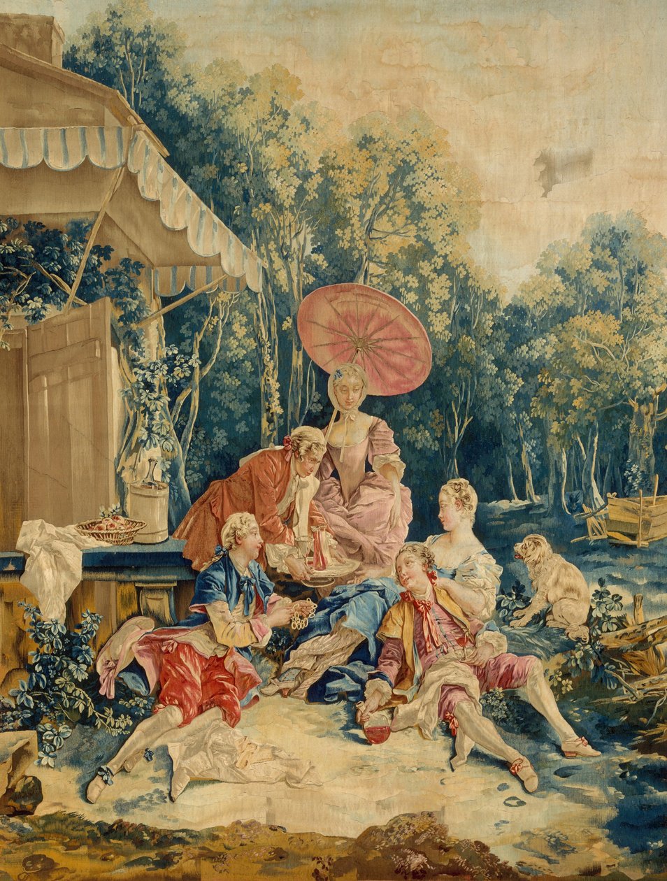Samlingen fra et sæt af de italienske landsbyscener af François Boucher