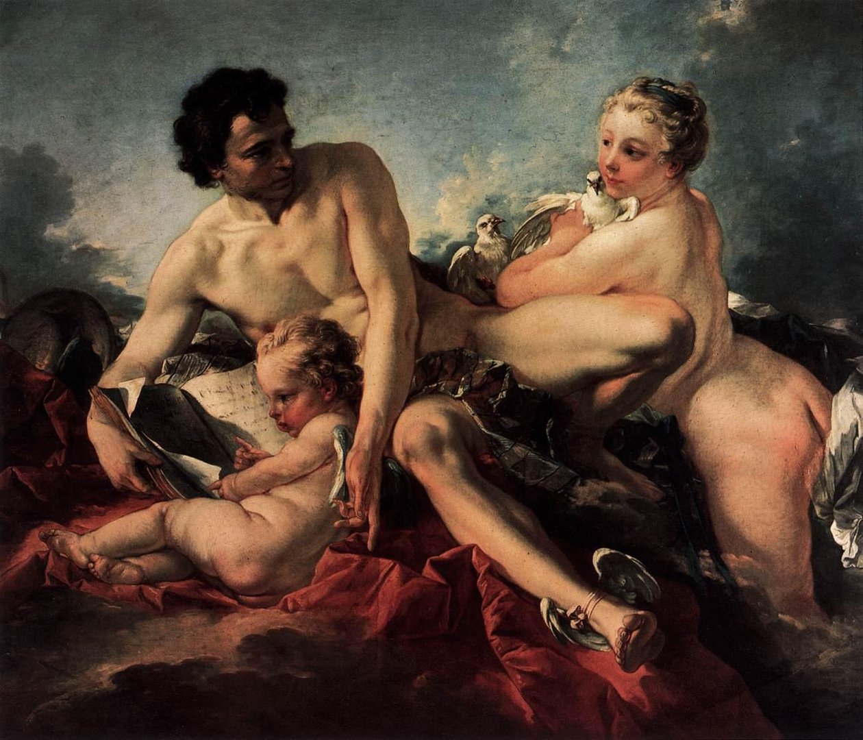 Uddannelse af Amor af François Boucher