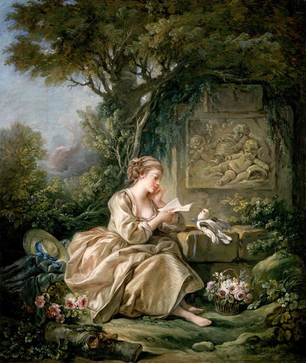 Den hemmelige besked af François Boucher