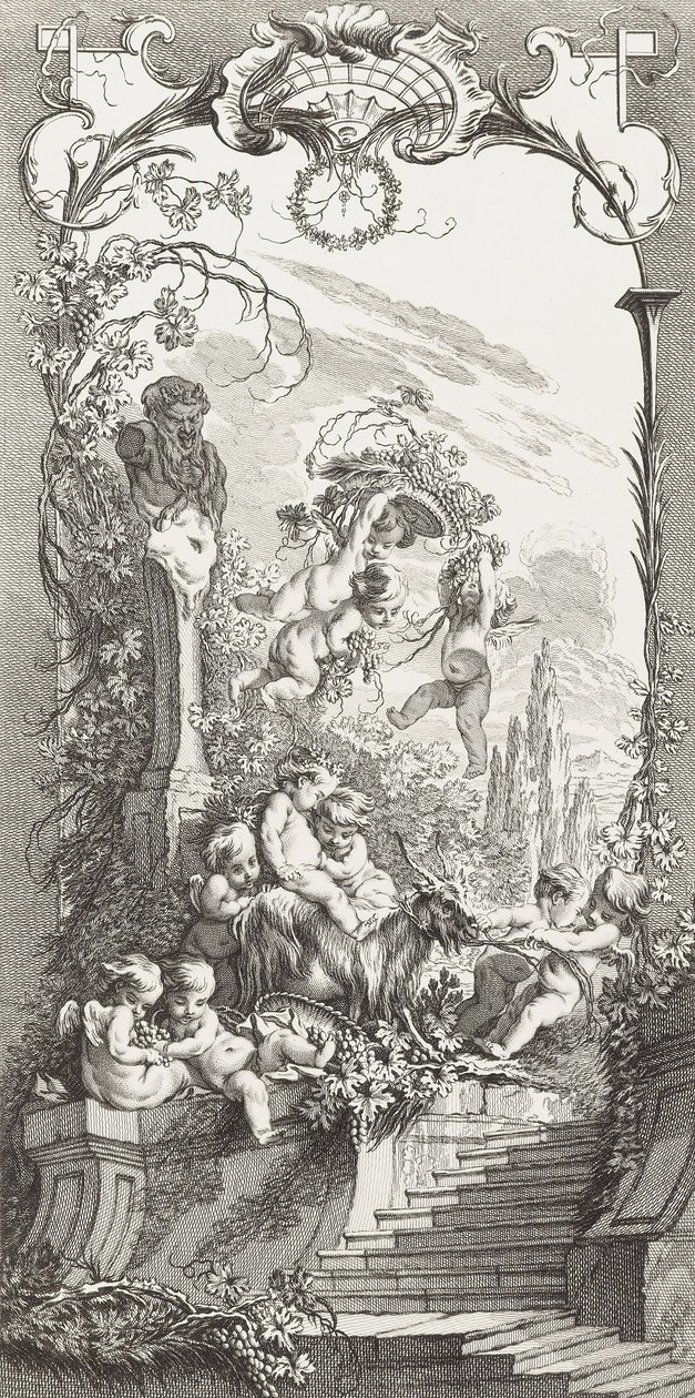 Triumph of Priapus i nye stykker til skærme (nye koncepter til sc ... af François Boucher