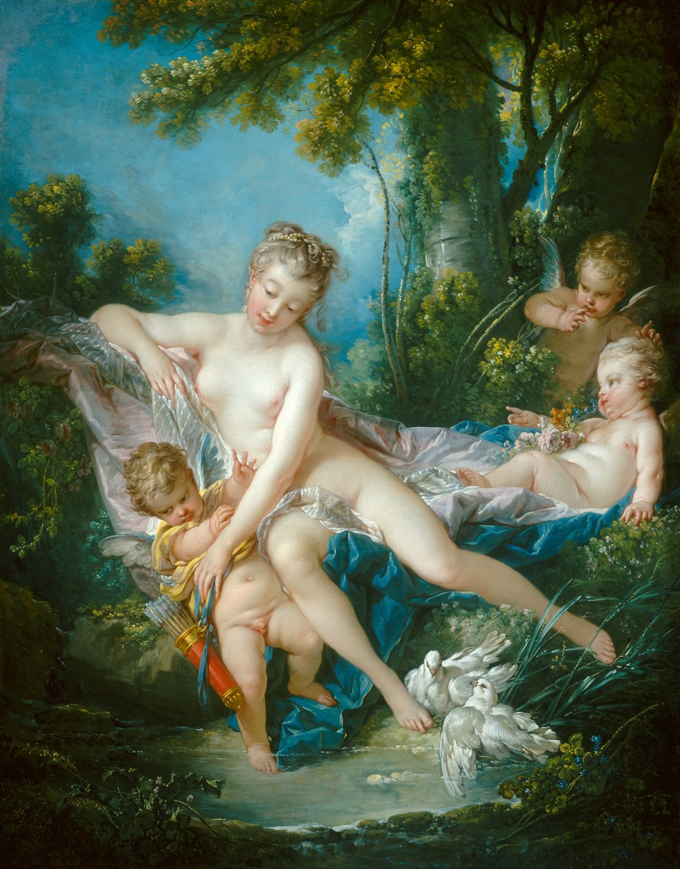 Venus trøstende kærlighed af François Boucher