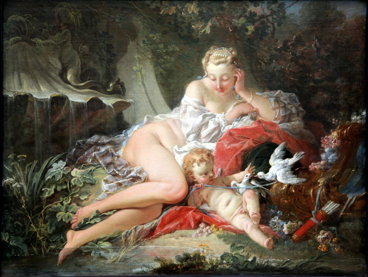 Venus og Amor af François Boucher