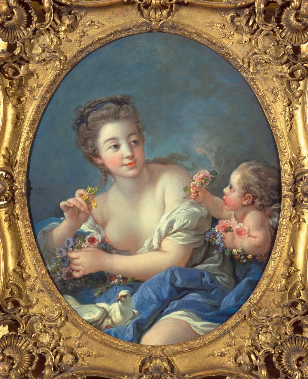 Venus og Amor, 1769 af François Boucher