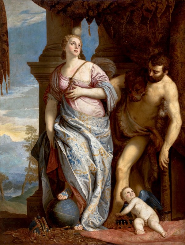 allegori om visdom og styrke af François Boucher
