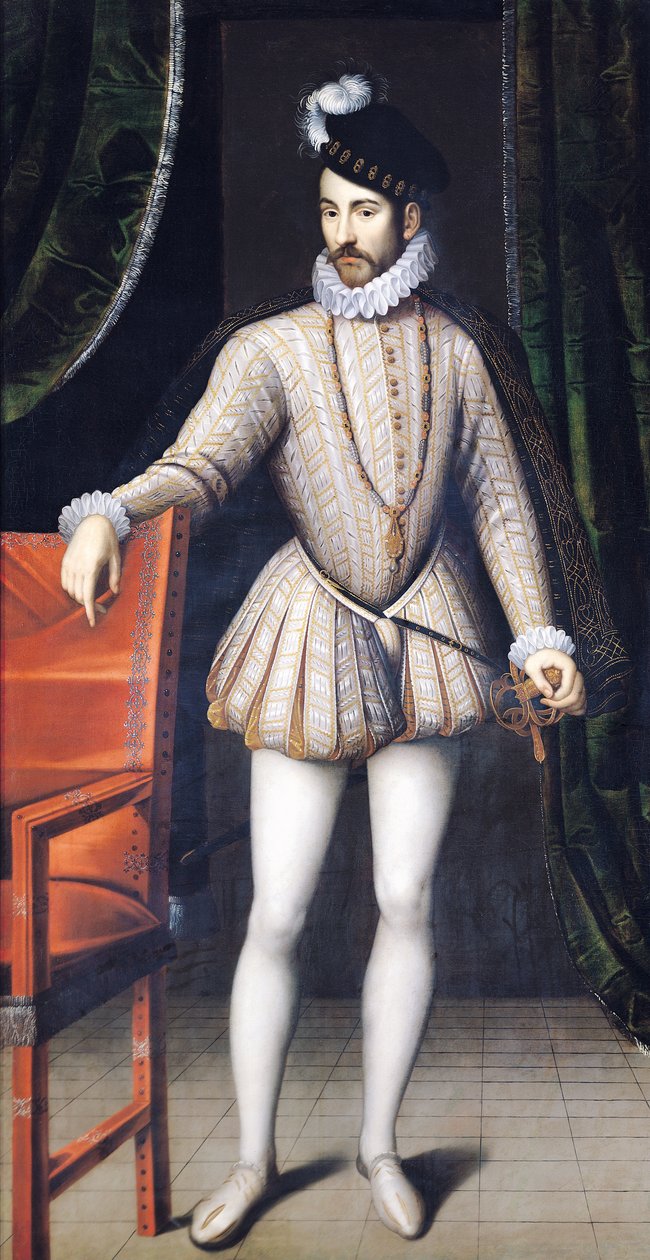 Charles IX (1550-74) konge af Frankrig af François Clouet