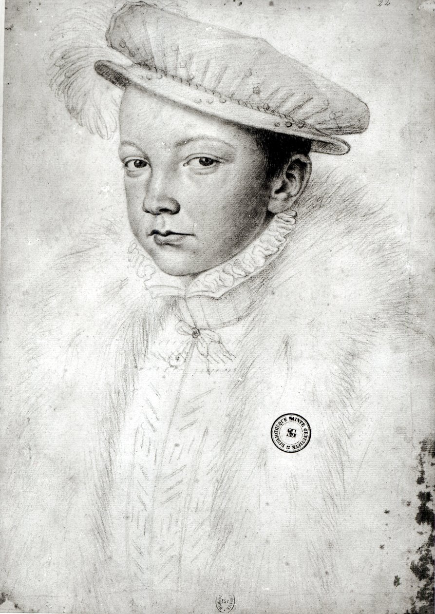 Francois II (1544-60) 1560 af François Clouet