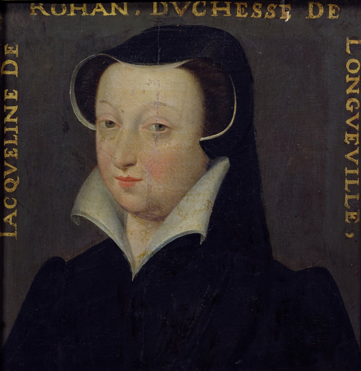Jacqueline de Rohan (1520-86), hertuginde af Longueville af François Clouet