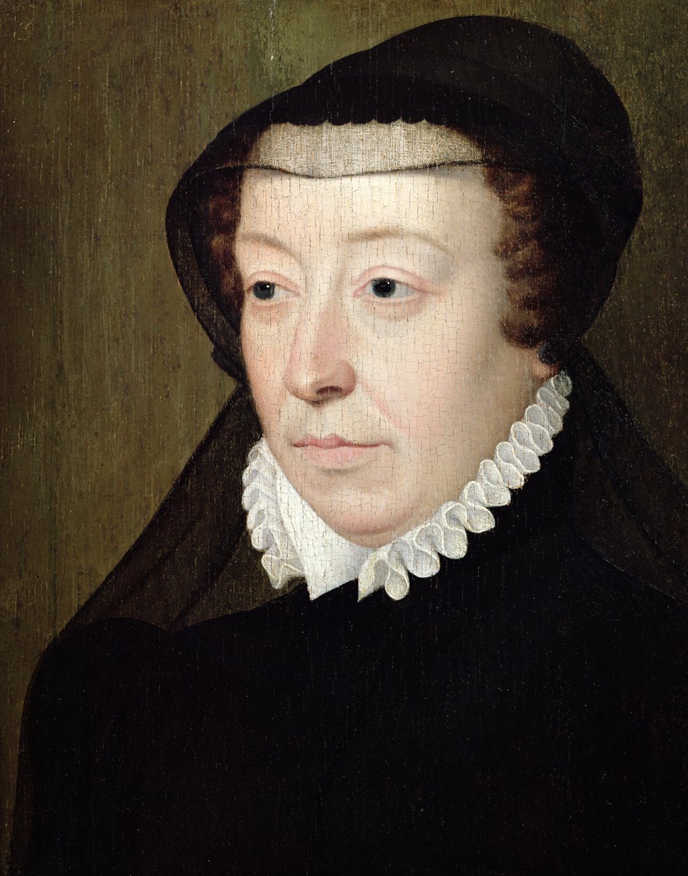 Portræt af Catherine de Medici (1519-89) (se også 197210) af François Clouet