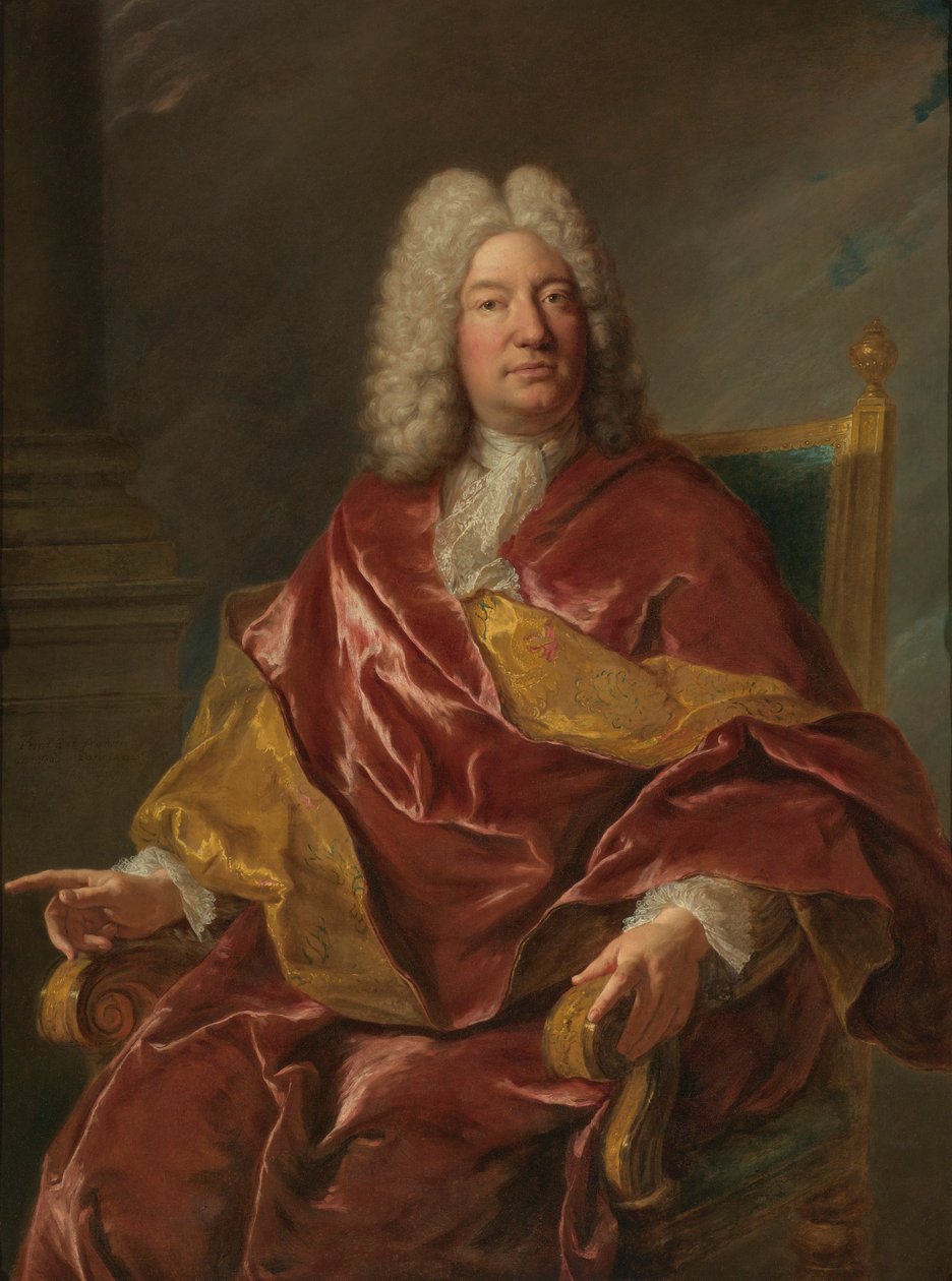 Portræt af en mand af Jean François de Troy