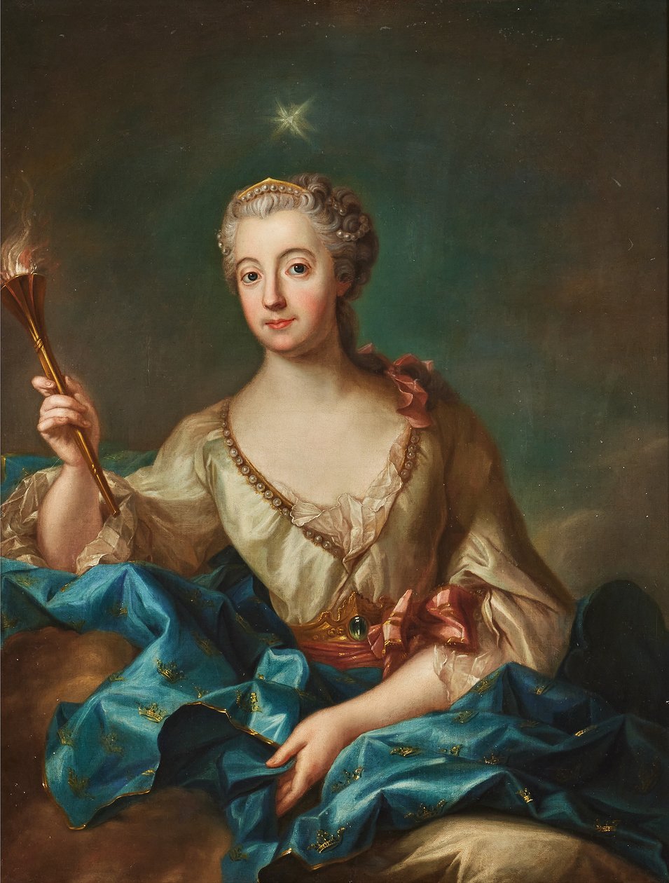 Dronning Louisa Ulrika som Aurora af Francois Adrien Grasognon Latinville