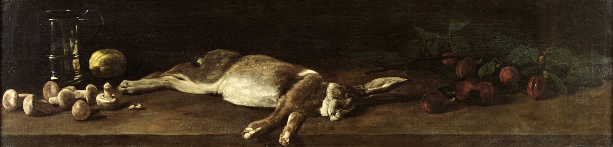 Stilleben med en hare, 1863 af François Bonvin