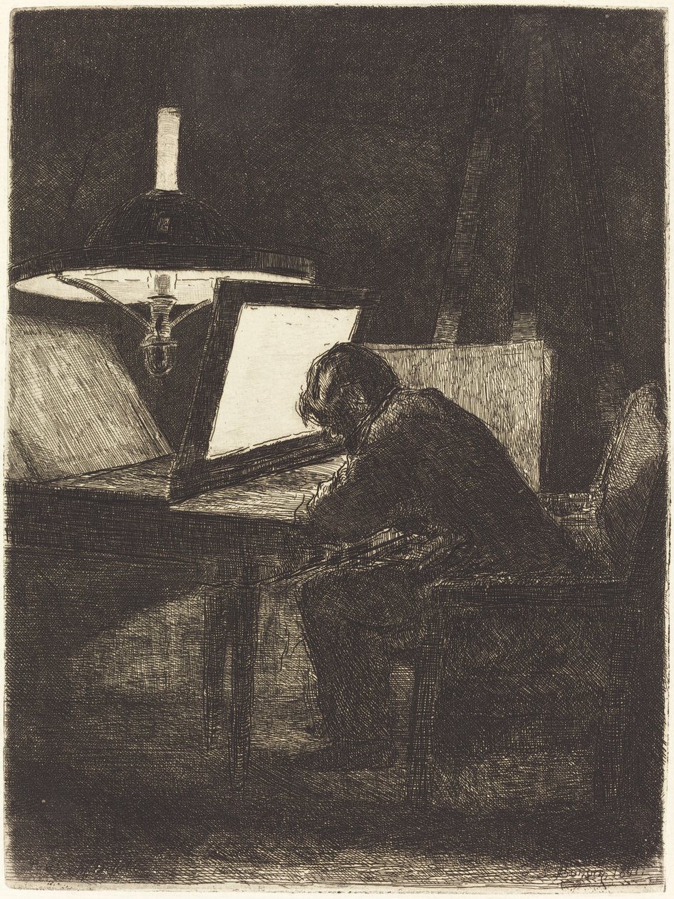 Printeren af François Bonvin