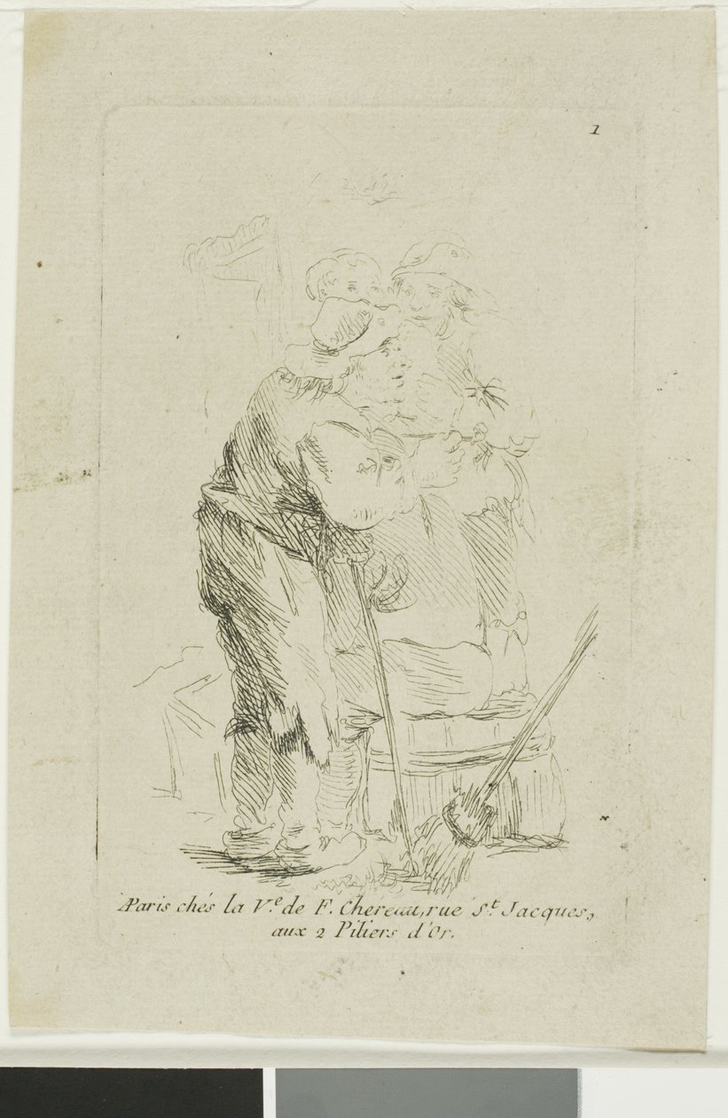 En dårligt klædt bonde af François Boucher