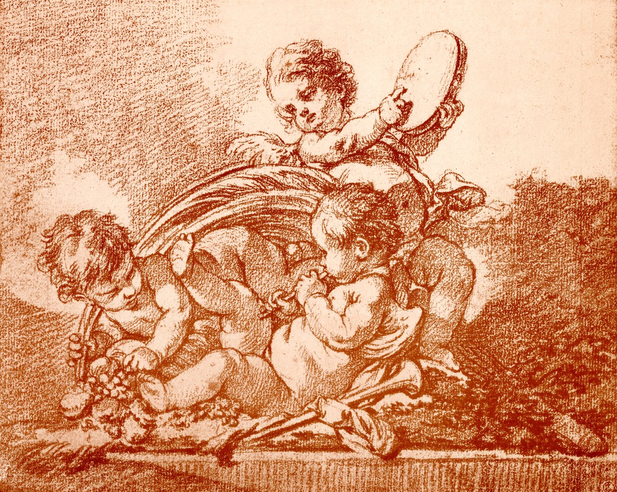 Allegori om efteråret af François Boucher