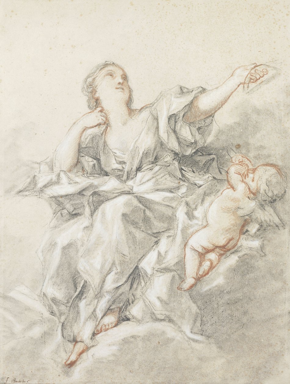 Astronomi; L"Astronomien, af François Boucher